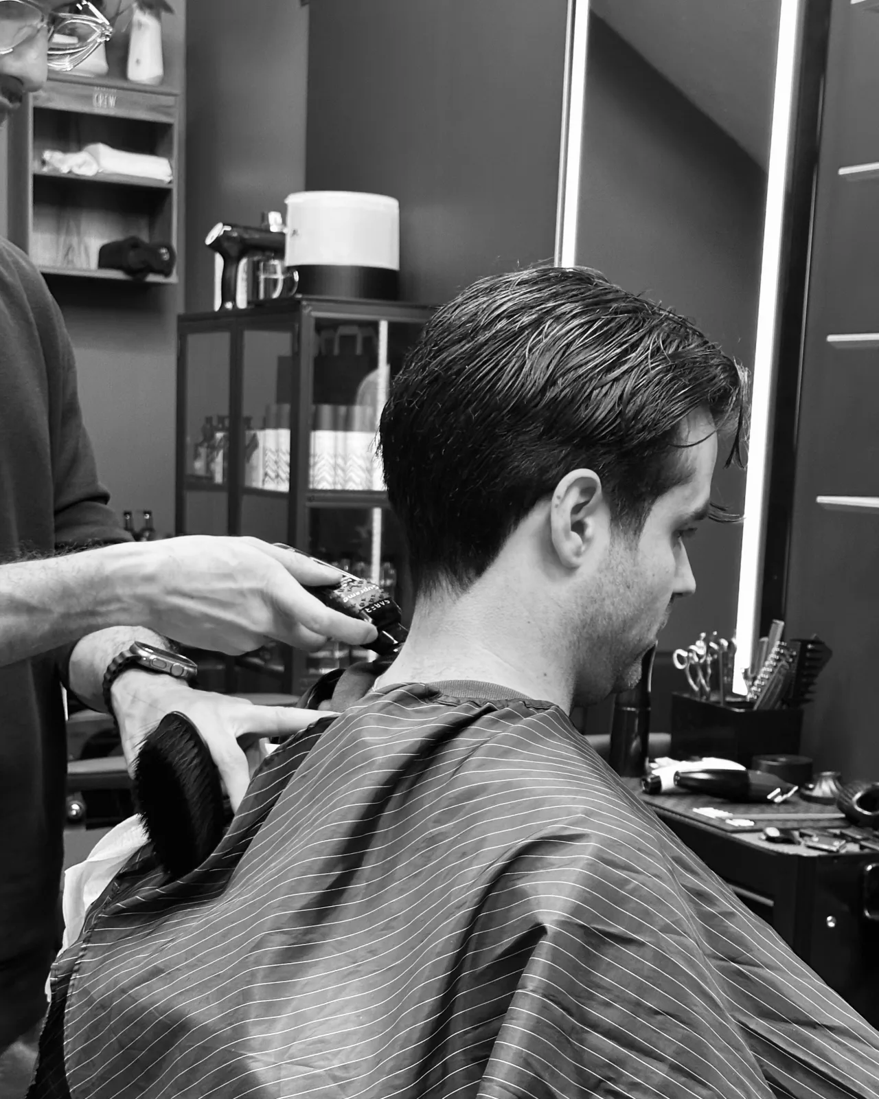 Neckline & Line-Up Touch-Up at Vintage Studio in Sliema